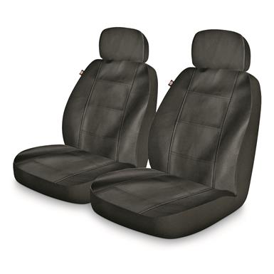 Dickies Deluxe Leatherette Low-back Vehicle Front Seat Covers, 2-Pk.