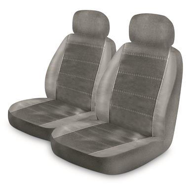 Dickies Deluxe Leatherette Low-back Vehicle Front Seat Covers, 2-Pk.