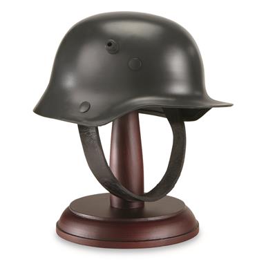 Miniature German M16 Stahlhelm Helmet with Stand