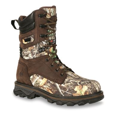 Rocky Men's Mountain Stalker 10" Waterproof Insulated Hunting Boots, 1,000 Gram