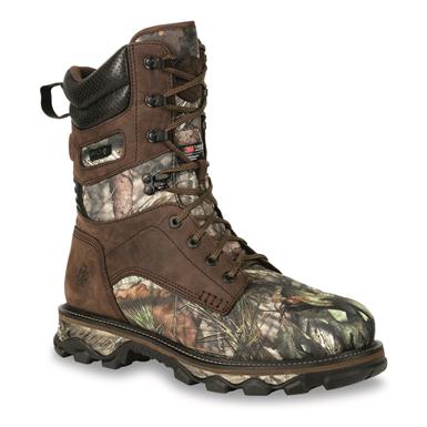 Rocky Men's Mountain Stalker 10" Waterproof Insulated Hunting Boots, 1,400 Gram