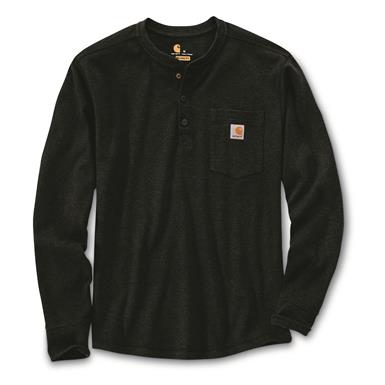 Carhartt Men's Thermal Pocket Henley Shirt
