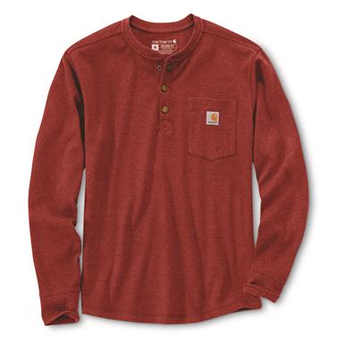 Carhartt Men's Thermal Pocket Henley Shirt