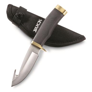 Buck Knives Buck Zipper Fixed Blade Hunting Knife with Gut Hook