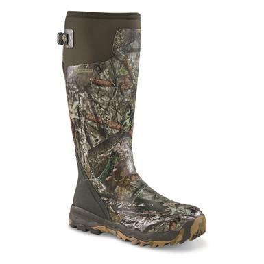 LaCrosse Men's Alphaburly Pro 18" Waterproof Rubber Hunting Boots, Camo