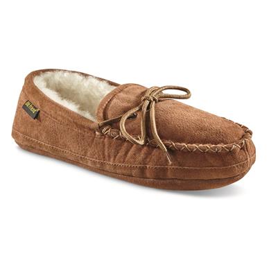 Old Friend Men's Soft Sole Moccasin Slippers