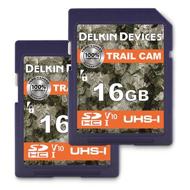 Delkin Devices 16GB SD Memory Card, 2 Pack