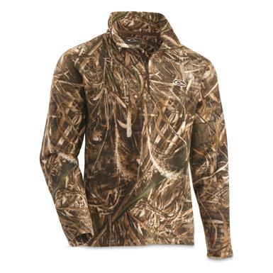Drake Waterfowl MST Camp Quarter-zip Camo Fleece Drake Waterfowl MST Camp Quarter-zip Camo Fleece