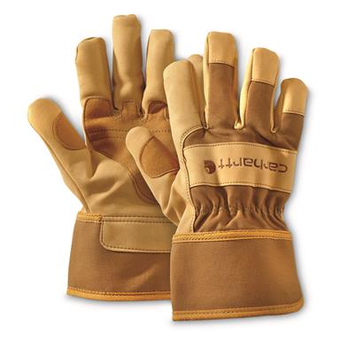 Carhartt Insulated Grain Leather Safety Cuff Work Gloves