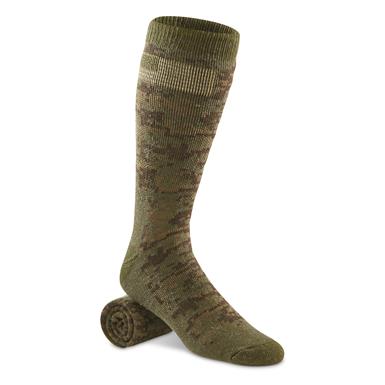 Ameri-digi Camo Merino Wool Blend Boot Socks
