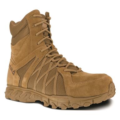 Reebok Men's Trailgrip Tactical 8" Side-zip Composite Toe Tactical Boots