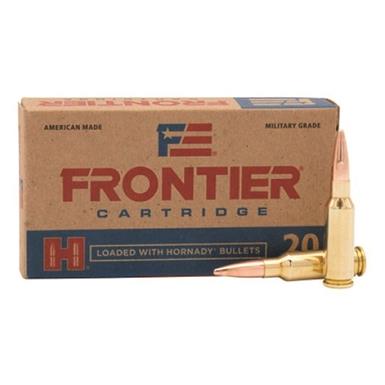 Hornady Frontier Cartridge, 6.5mm Grendel, FMJ, 123 Grain, 20 Rounds