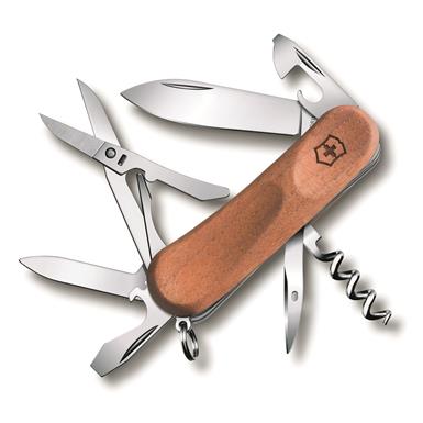 Victorinox® Swiss Army Evolution Wood 14 Pocket Knife