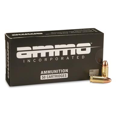 Ammo Inc. Signature, 9mm, TMC, 115 Grain, 50 Rounds