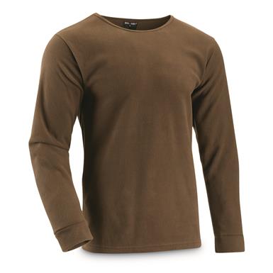 Mil-Tec Men's Heavyweight Fleece Long-Sleeve Shirt