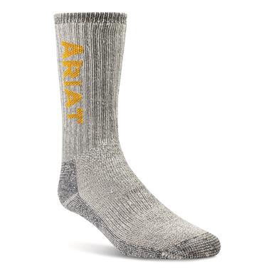 Ariat Ultimate Wool Blend Crew Socks, 2 Pairs
