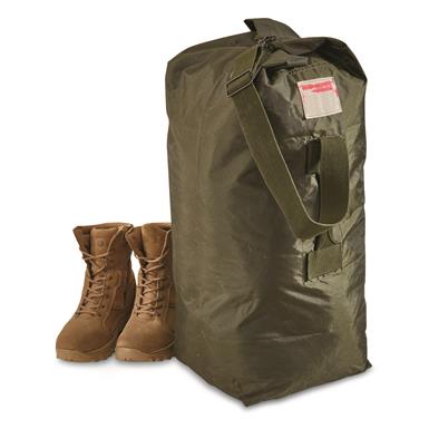 Belgian Military Surplus Heavyweight Nylon Duffel Bag, Used