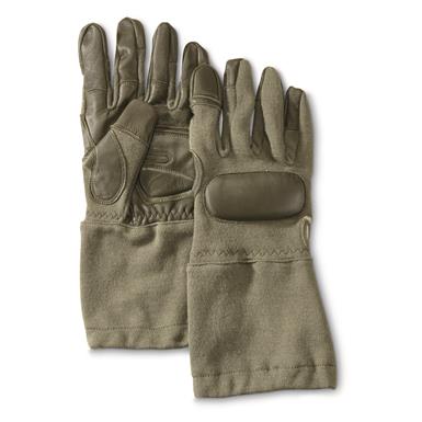 U.S. Military Surplus Hatch Tactical Operator Leather Gloves, New