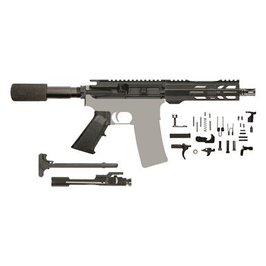 CBC AR-15 Pistol Kit, Semi-auto, 5.56/.223, 7.5" Barrel, No Stripped Lower or Magazine