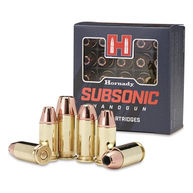 Hornady Subsonic, 9mm, XTP, 147 Grain, 25 Rounds
