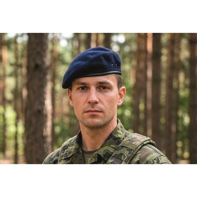 Czech Military Surplus Wool Berets, 2 Pack, New