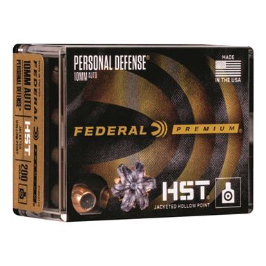 Federal Premium Personal Defense HST, 10mm, JHP, 200 Grain, 20 Rounds