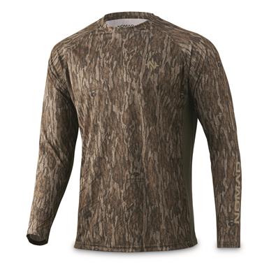 NOMAD Men's Pursuit Long-Sleeve Shirt, Mossy Oak Shadowleaf