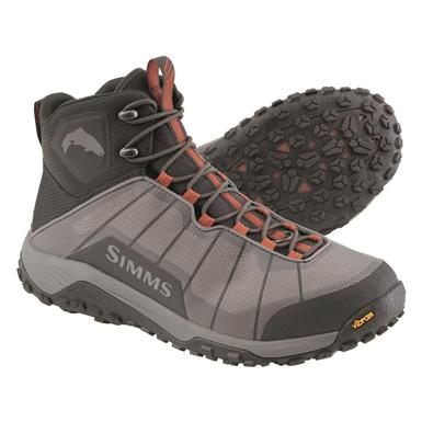 Simms Men's Flyweight Wading Boots, Vibram Rubber Outsole