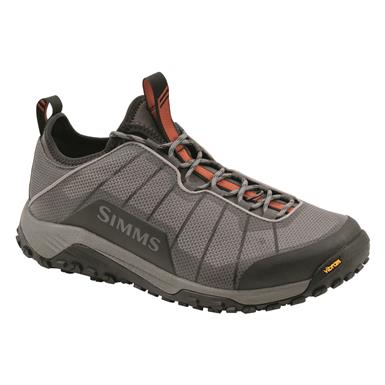 Simms Men's Flyweight Wet Wading Shoes, Rubber Sole