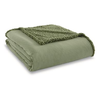 Shavel Home Products Micro Flannel Sherpa Blanket