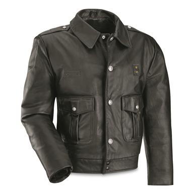 U.S. Chicago Police Surplus Patrol Leather Jacket, Like New