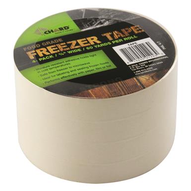 Chard Freezer Tape, 4 Pack