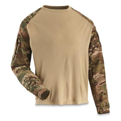 U.S. Military Surplus Flame Resistant Layer 2 Long Sleeve Combat Shirt, New