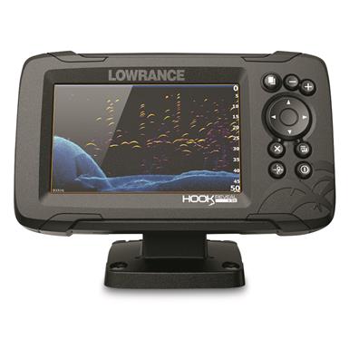 Lowrance HOOK Reveal 5 Splitshot Fishfinder with FishReveal and U.S. Inland Mapping