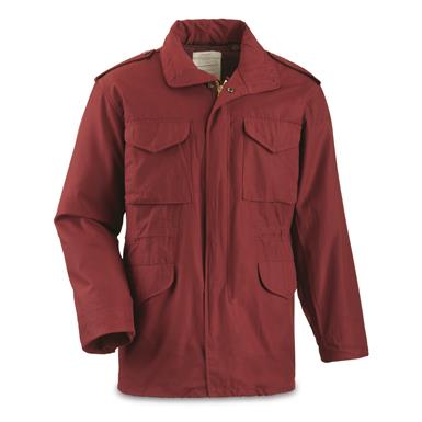 U.S. Military Style M65 Field Jacket, Burgundy