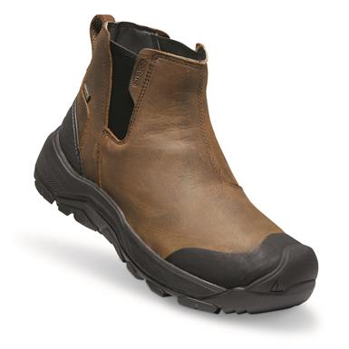 KEEN Men's Revel IV Chelsea Waterproof Slip-on Insulated Boots