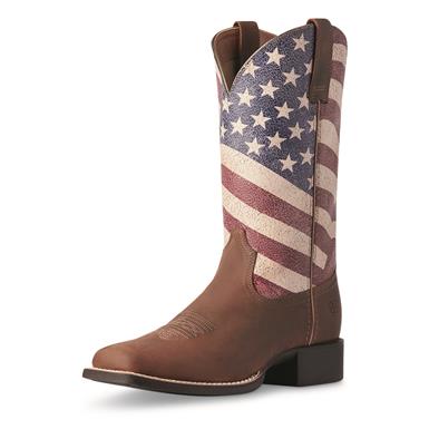 Ariat Women's Round Up Patriot Western Boots