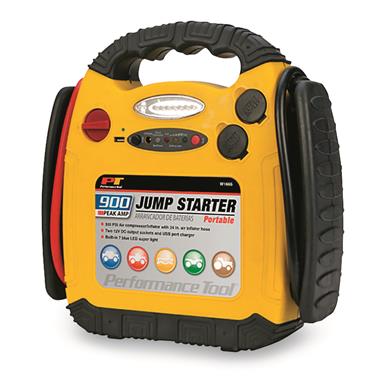 Performance Tool Portable Jump Starter and Inflator