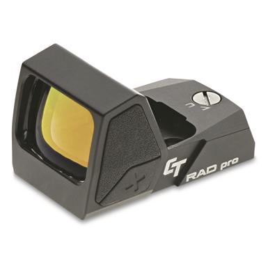 Crimson Trace RAD Pro Open Reflex Sight, 3 MOA Red Dot Reticle