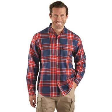 Huk Men's Maverick Fishing Flannel Shirt
