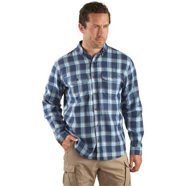 Huk Men's Maverick Fishing Flannel Shirt