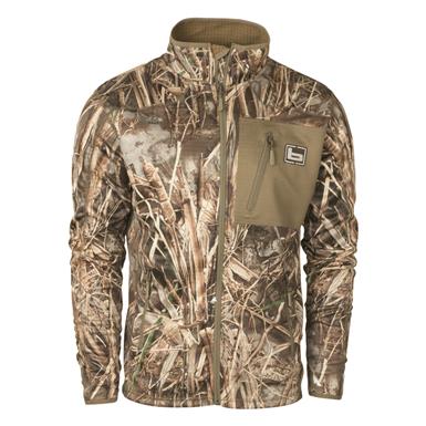 Banded Mid-layer Full-Zip Fleece Jacket