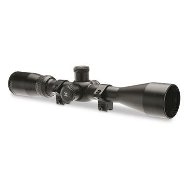 Axeon Optics 4-16x44mm Side Focus Rifle Scope, Etched Dot Reticle