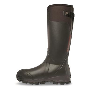 LaCrosse Men's Alphaburly Pro 18" Waterproof Insulated Hunting Boots, 1,600 Gram, Brown/Black