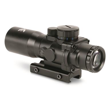 X-Vision PRISM 4x32mm Rifle Scope, Illuminated Mil-Dot Reticle