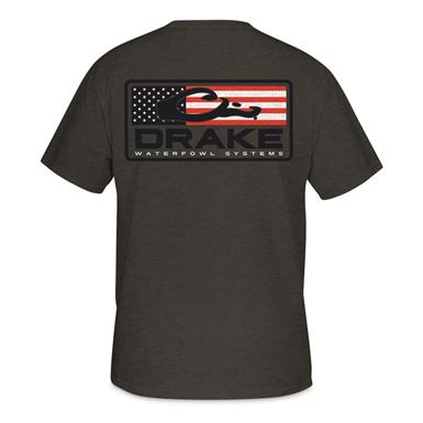 Drake Clothing Company Men's Patriotic Bar Pocket Shirt