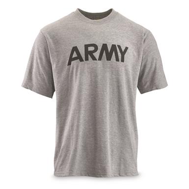 U.S. Army Surplus Moisture Wicking Training T-Shirt, New
