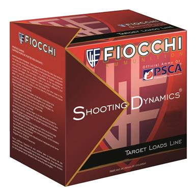 Fiocchi Shooting Dynamics, 12 Gauge Heavy Clay Target Loads, 2 3/4", 1 oz., 250 Rounds