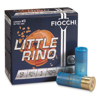 Fiocchi Little Rino, 12 Gauge Premium Target Handicap, 2 3/4", 1 oz., 250 Rounds