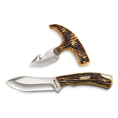 Uncle Henry Fixed Knife and T-handle Skinner Set
